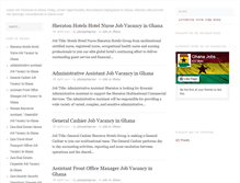 Tablet Screenshot of ghanajobspress.com